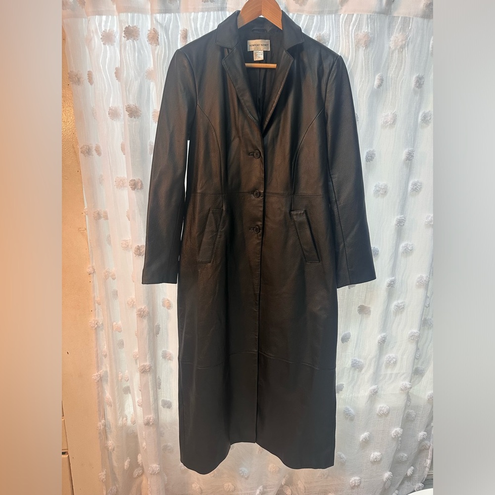 Newport News Black Leather Jacket